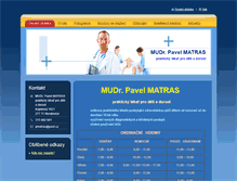 Tablet Screenshot of pmatras.cz
